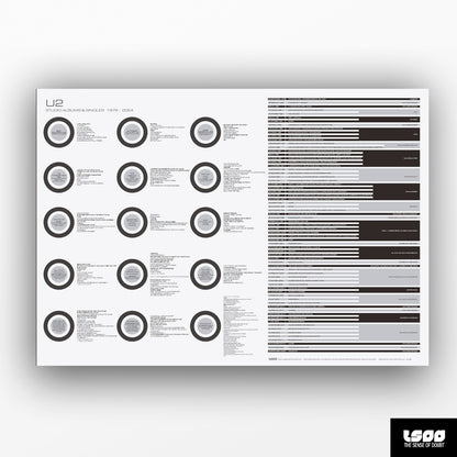 U2 - Studio Albums & Singles (1979 - 2024)